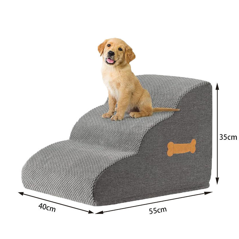 Rampe escalier mousse chien – Accès canapé & lit, 3 tailles