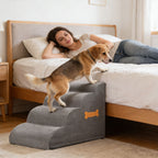 Rampe escalier mousse chien – Accès canapé & lit, 3 tailles