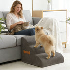 Rampe escalier mousse chien – Accès canapé & lit, 3 tailles