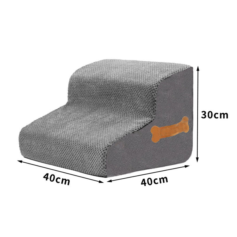 Rampe escalier mousse chien – Accès canapé & lit, 3 tailles