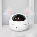 Jouet automatique 360° laser & plumes chat – Pile ou USB